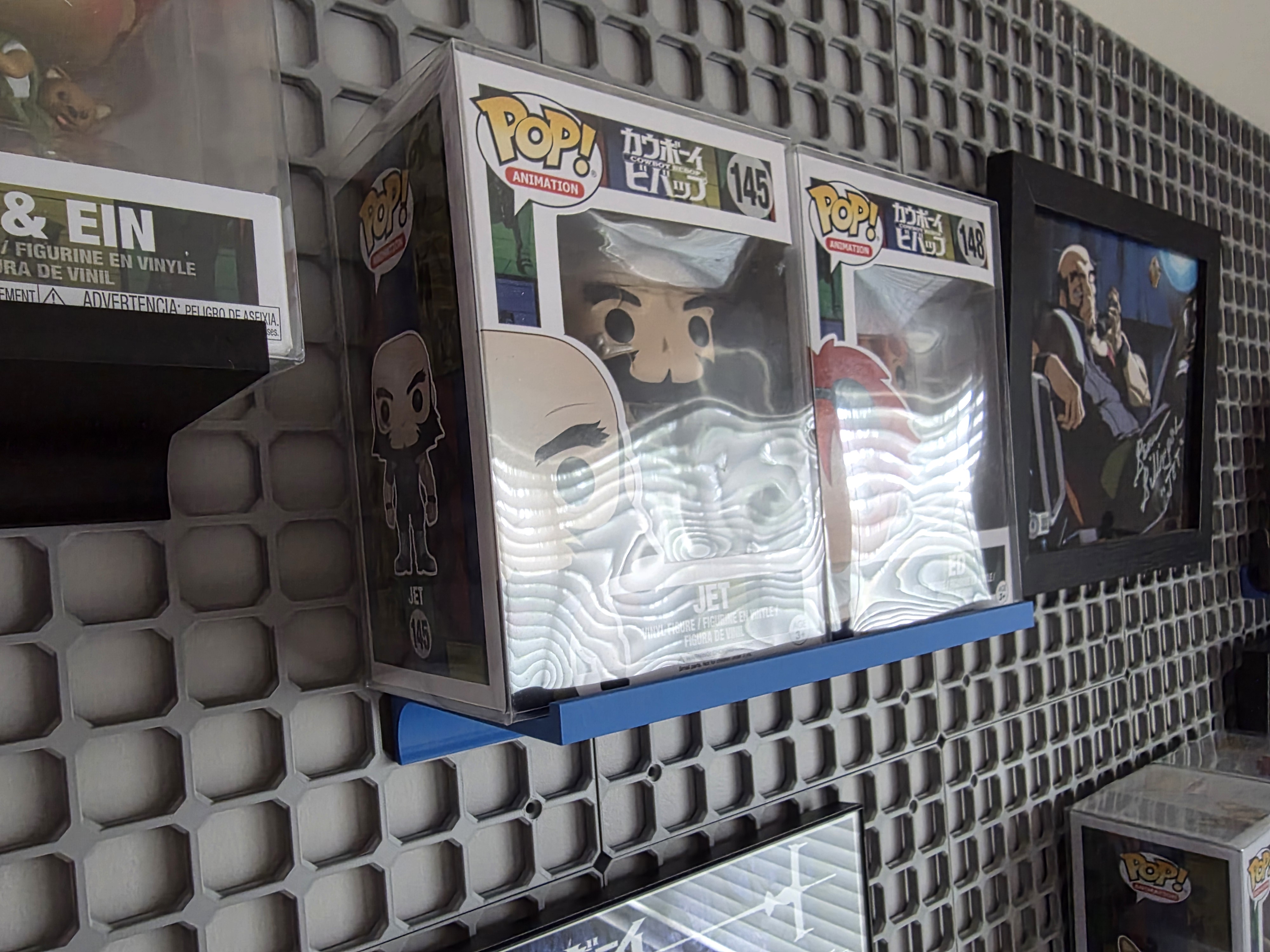Black Funko Pop Shelf for openGrid 