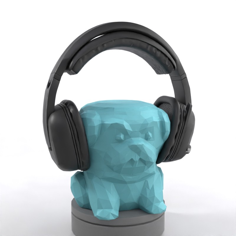 Geomatric Dog Headphone Stand