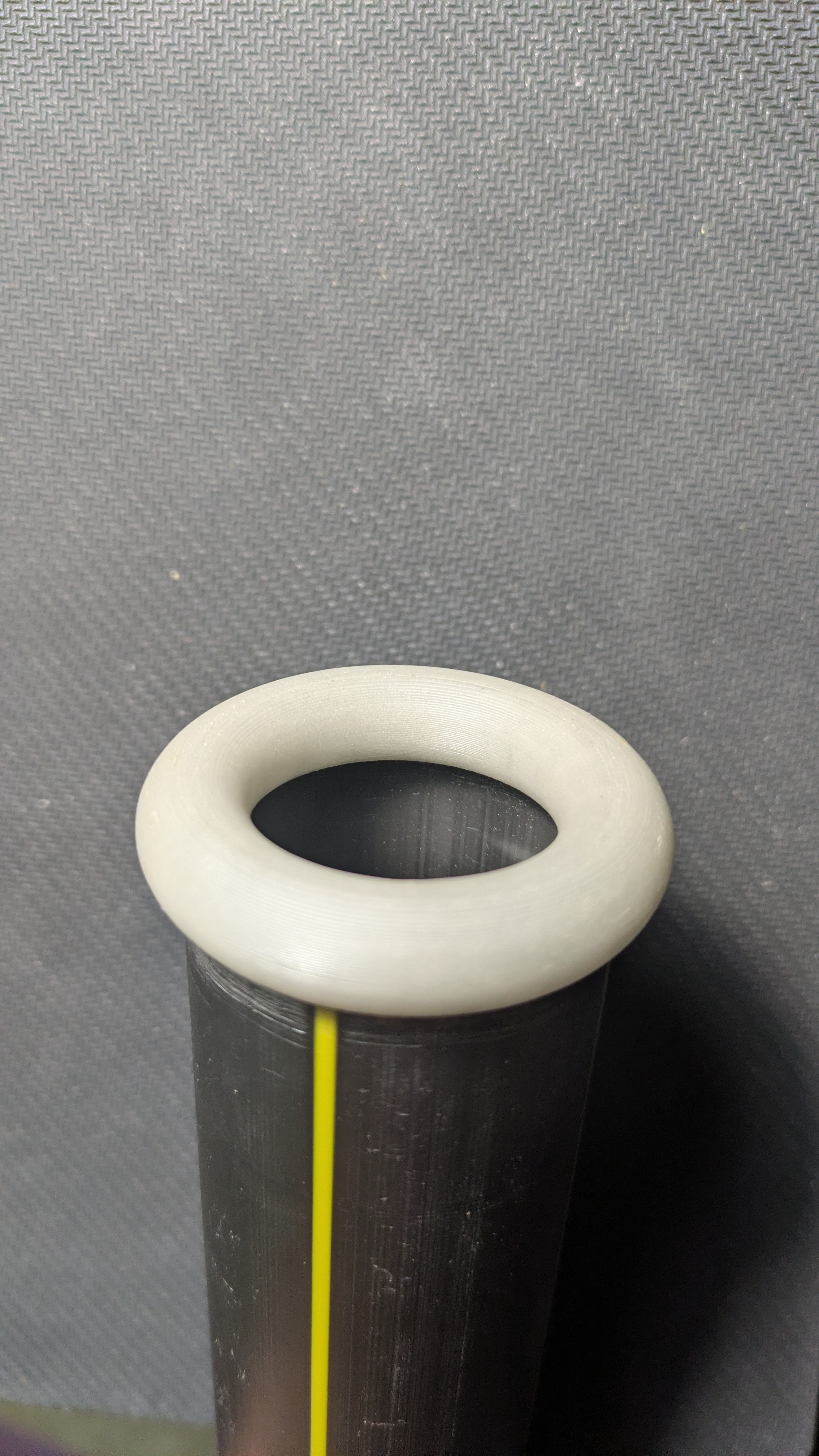 Minimalist 40mm DN40 PVC Pipe Didgeridoo Mouthpiece - White