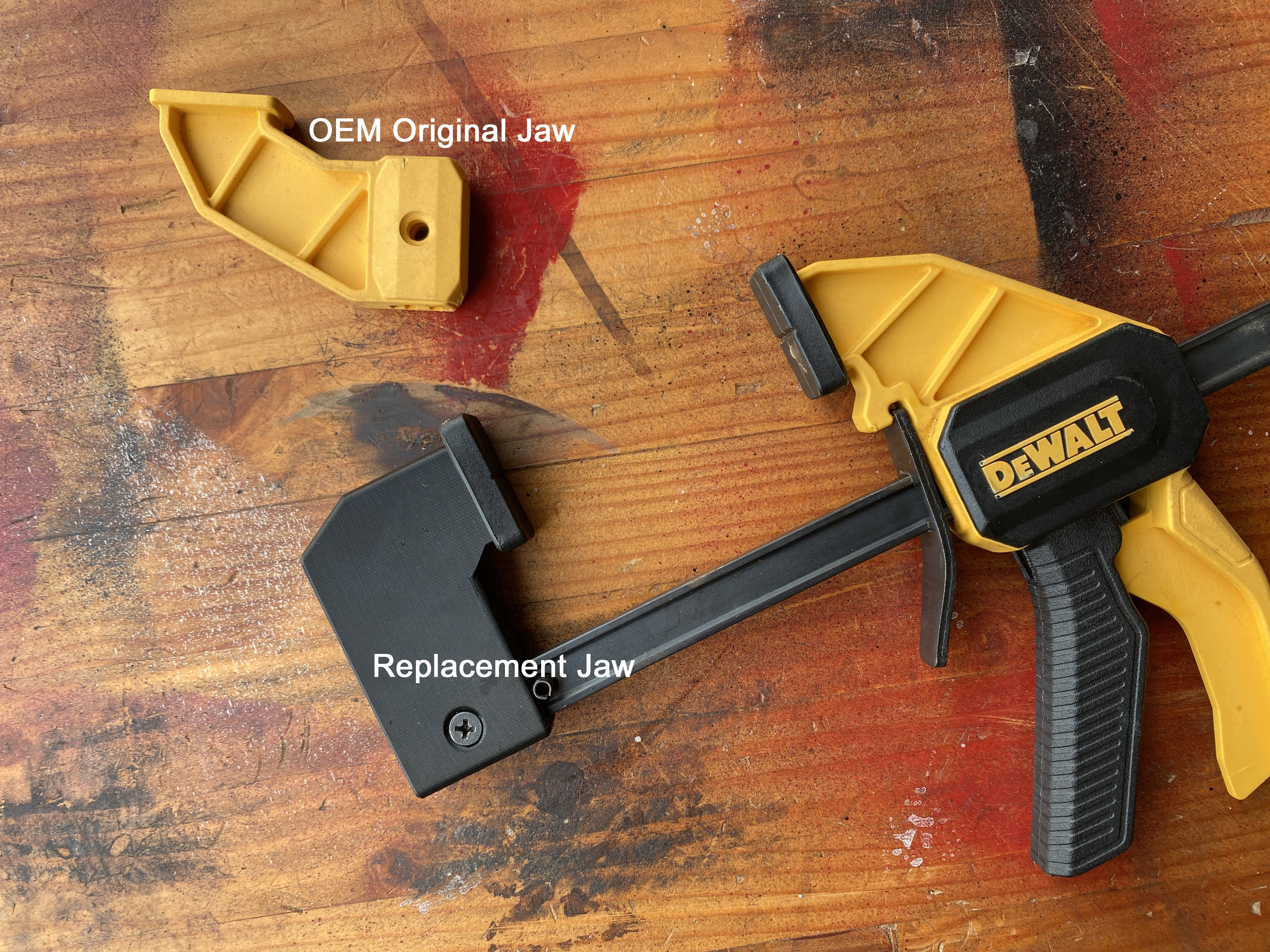 Dewalt Medium Duty (100 lbs) Trigger Clamp Replacement Jaw
