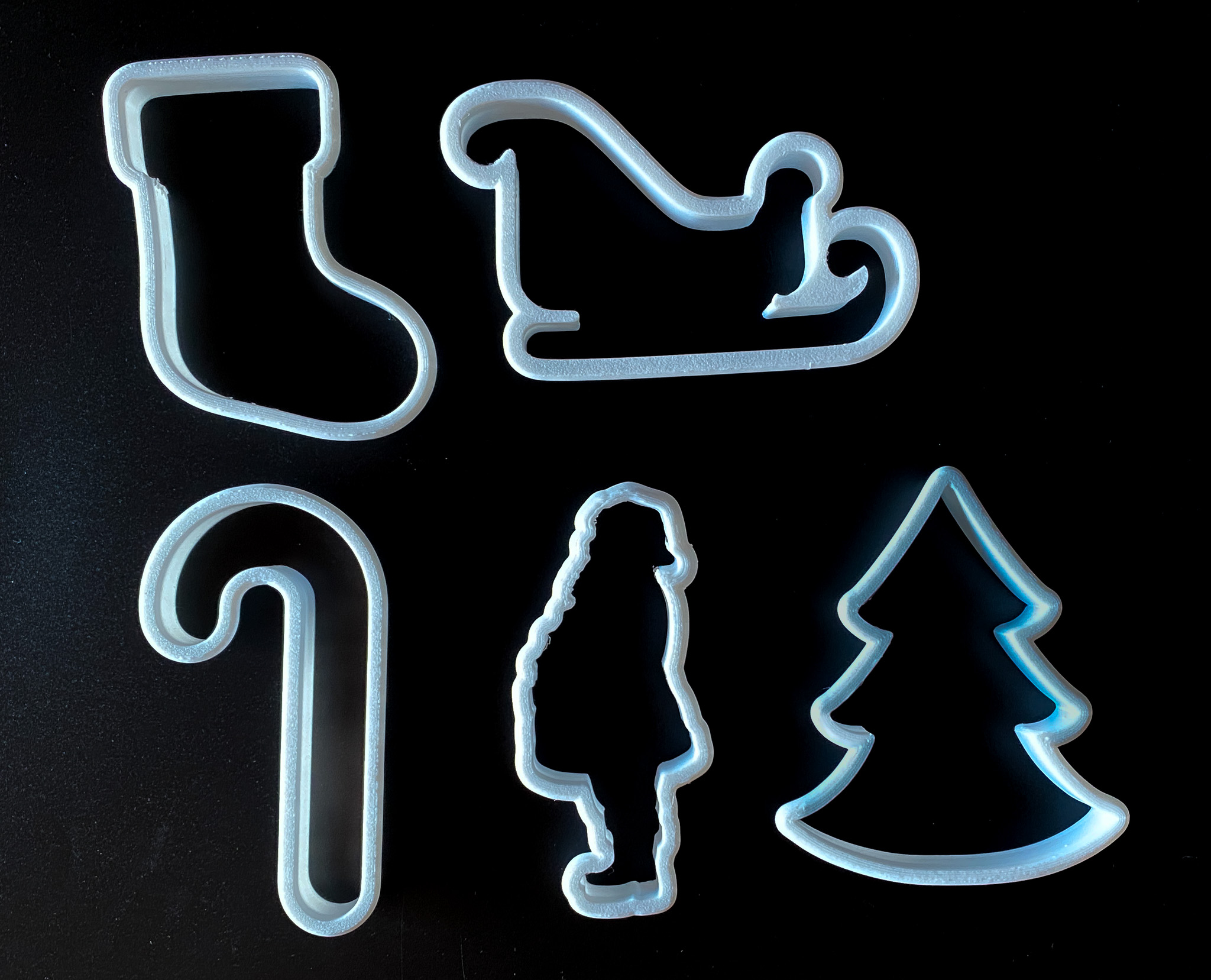 Set of 5 - Iconic Christmas cookie cutters