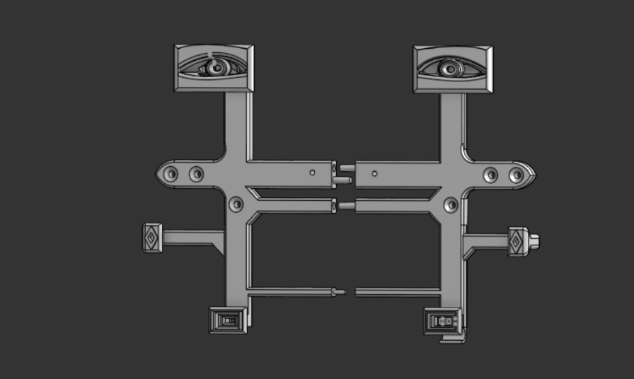 11" tablet holder w/ audio aiming eyes for the Fire 11
