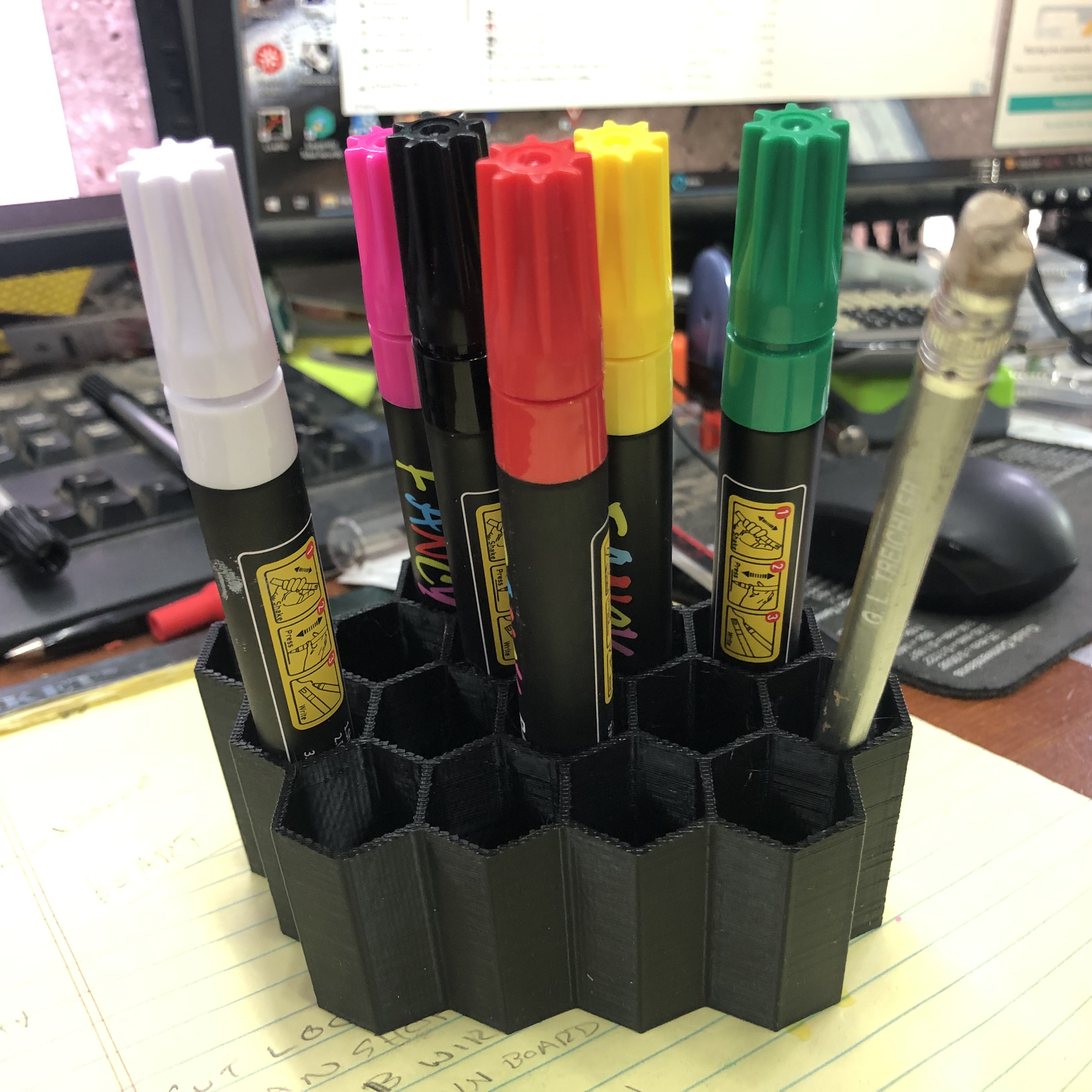 Honey come pencil holder