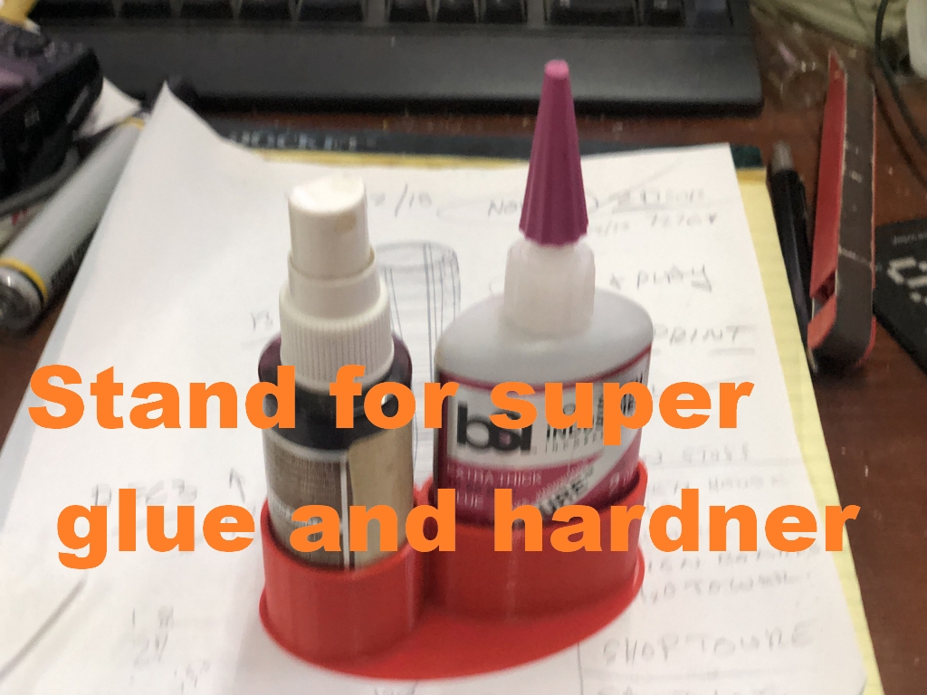 Stand for Super glue