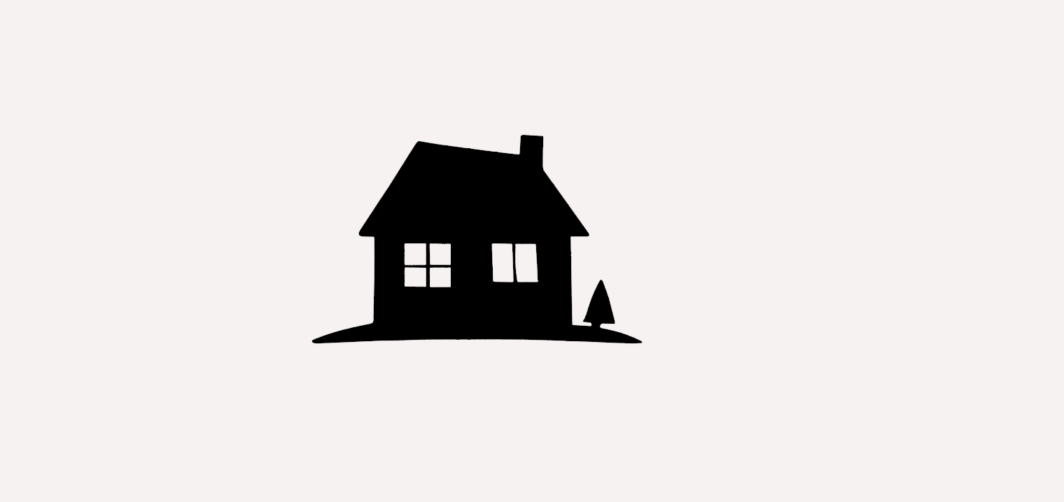 House_1 Silouette. 4.25 inches high.