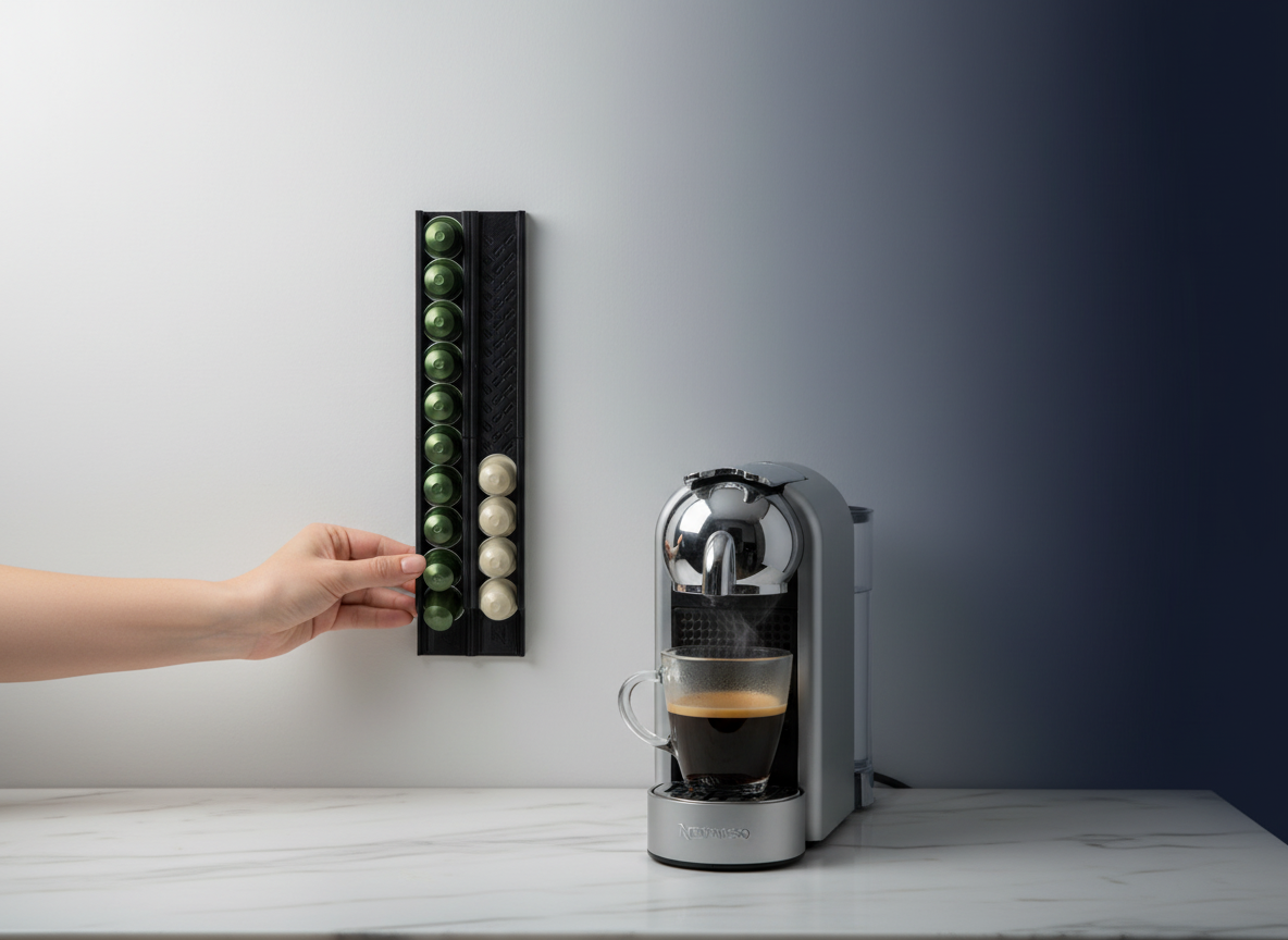Nespresso Wall Capsule Holder - 2 slots