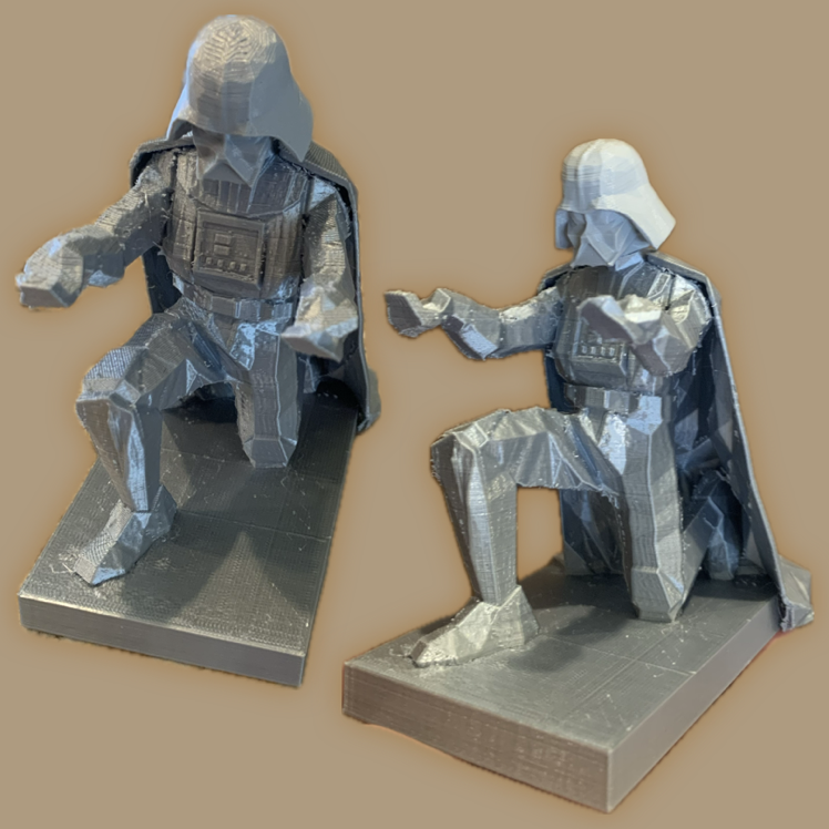 Low Poly Darth Vader Pen Holder