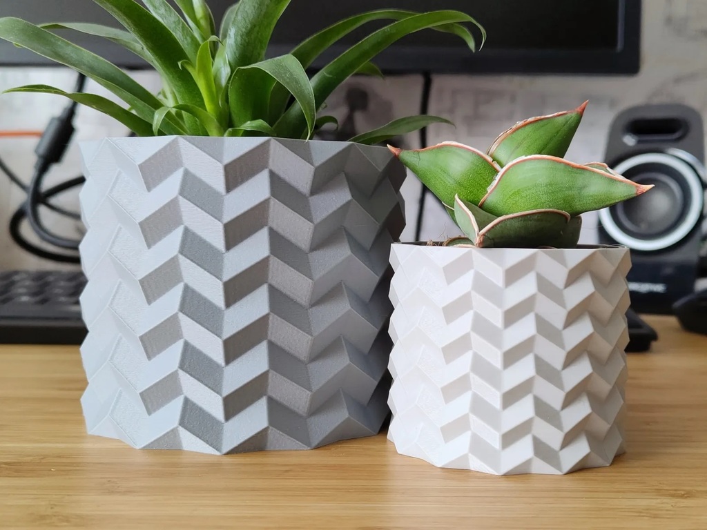  Geometric Origami Flower Pot