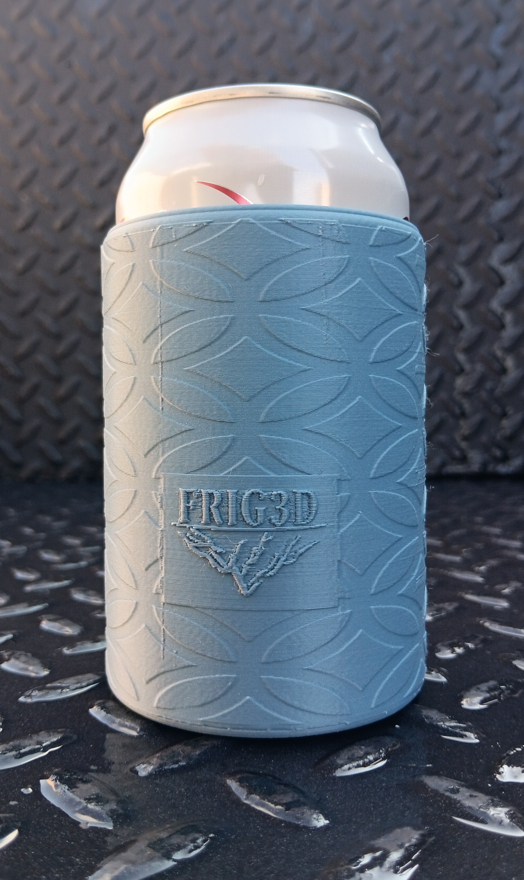12 oz Can Cooler (3D Printed) Circles 