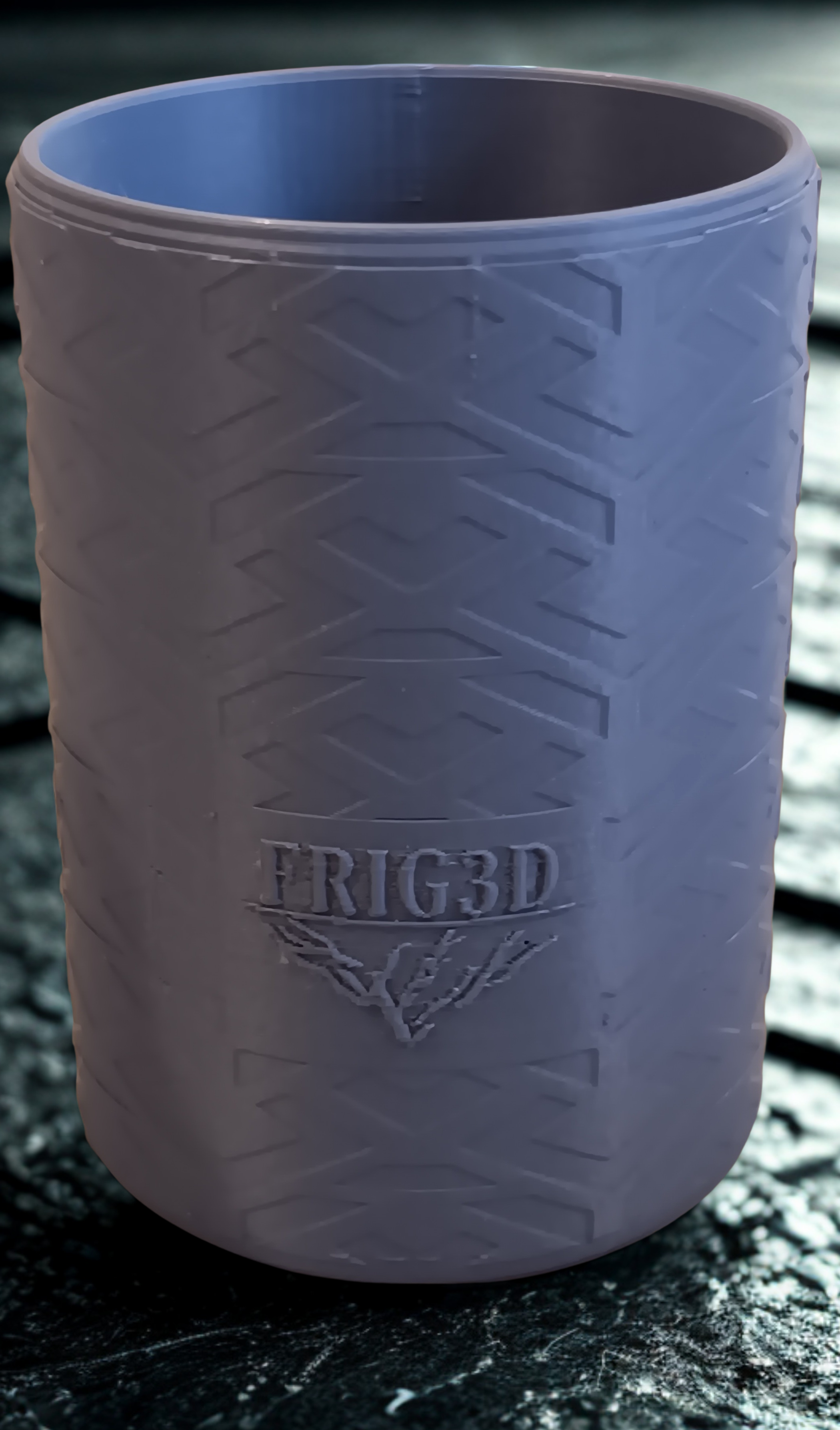 12 oz Can Cooler (3D Printed) Geometric Ornate 