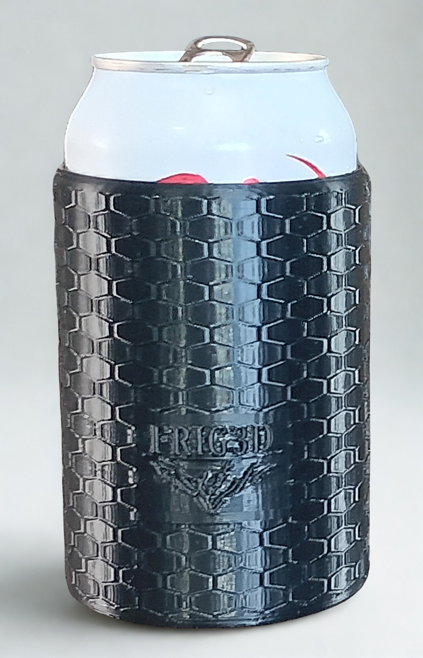 12 oz Can Cooler (3D Printed) Honeycomb