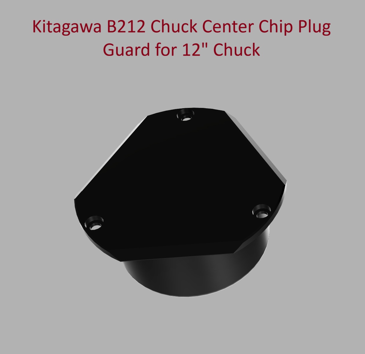 Kitagawa B212 Chuck Center Chip Plug Guard for 12" Chuck 