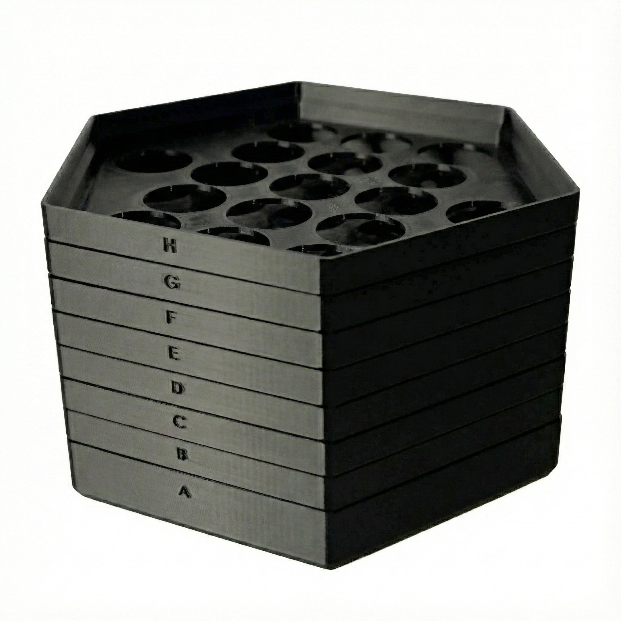 EUR Heavy Duty Coin Sorter for EUR | Professional Grade & Unbreakable | 3D Printed Stackable Tray Set (Physical Item)