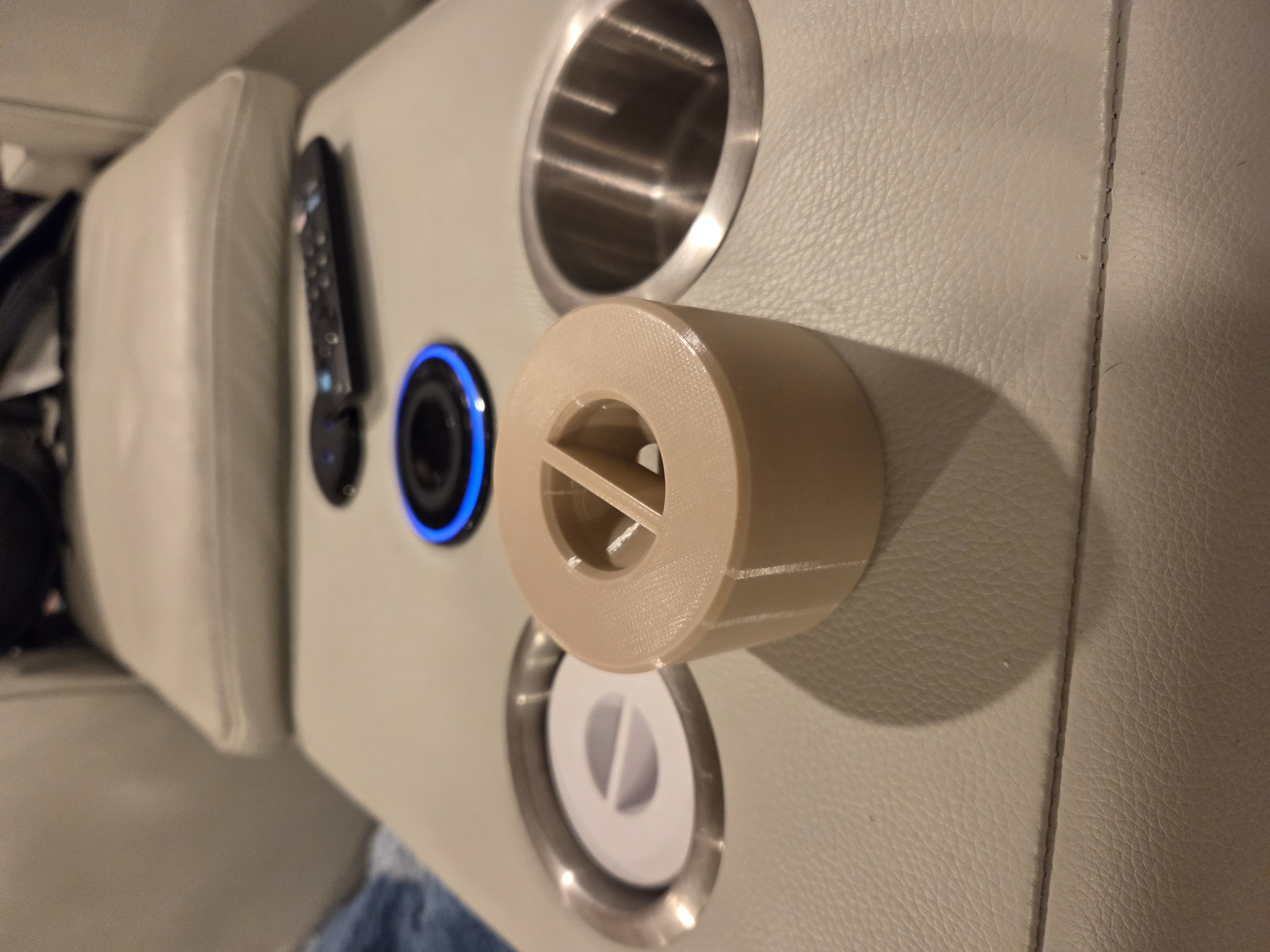 Couch Cup Holder Booster - White PETG