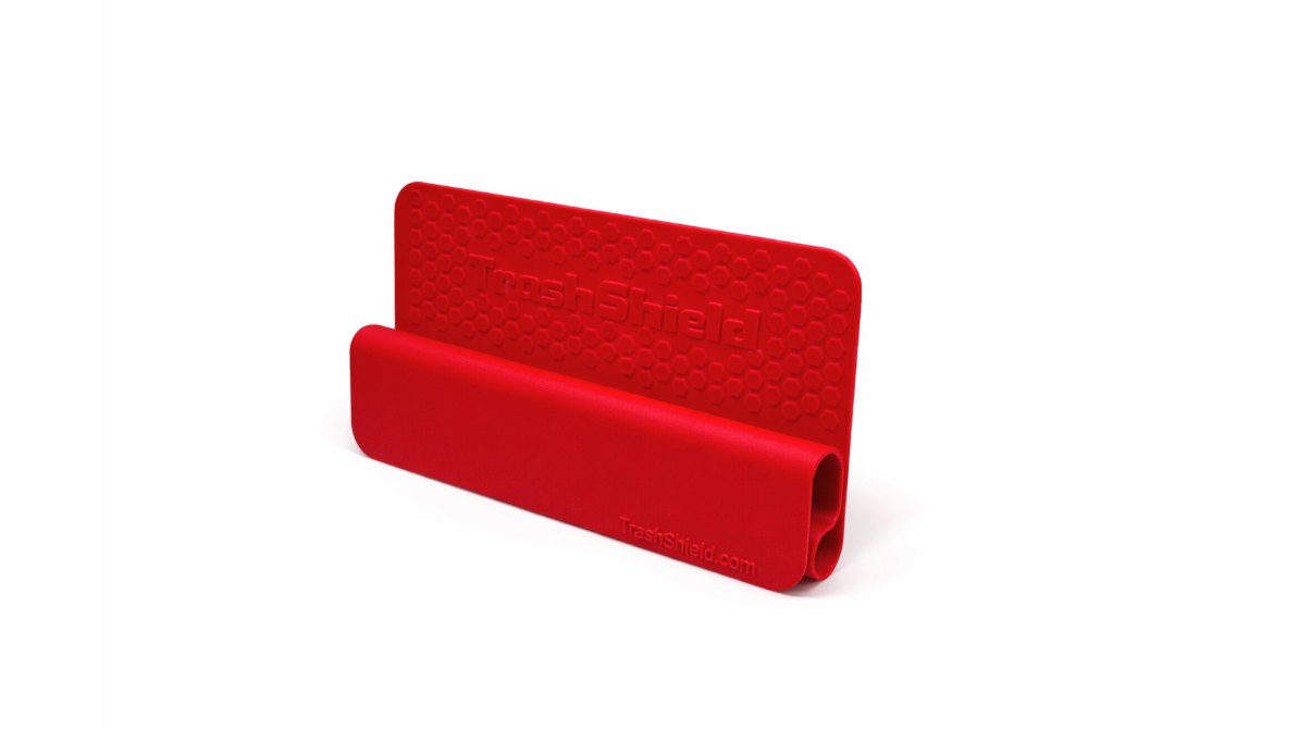 Trash Shield Small 2.5" (muted red)