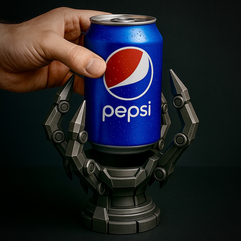 Robot Claw Can Holder