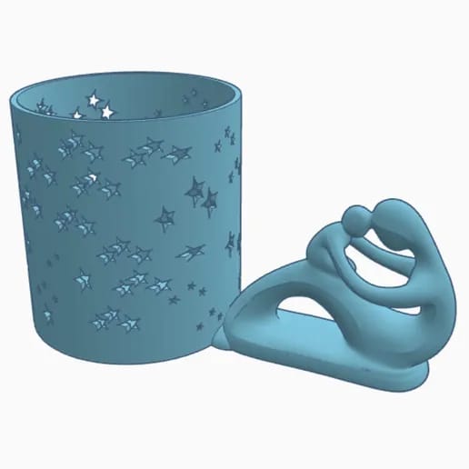 Mother of God candle holder