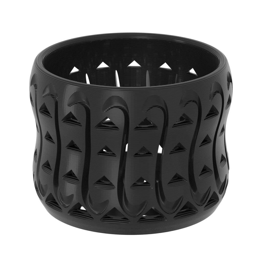 Sunrise Orchid Flower Vase - PETG Black
