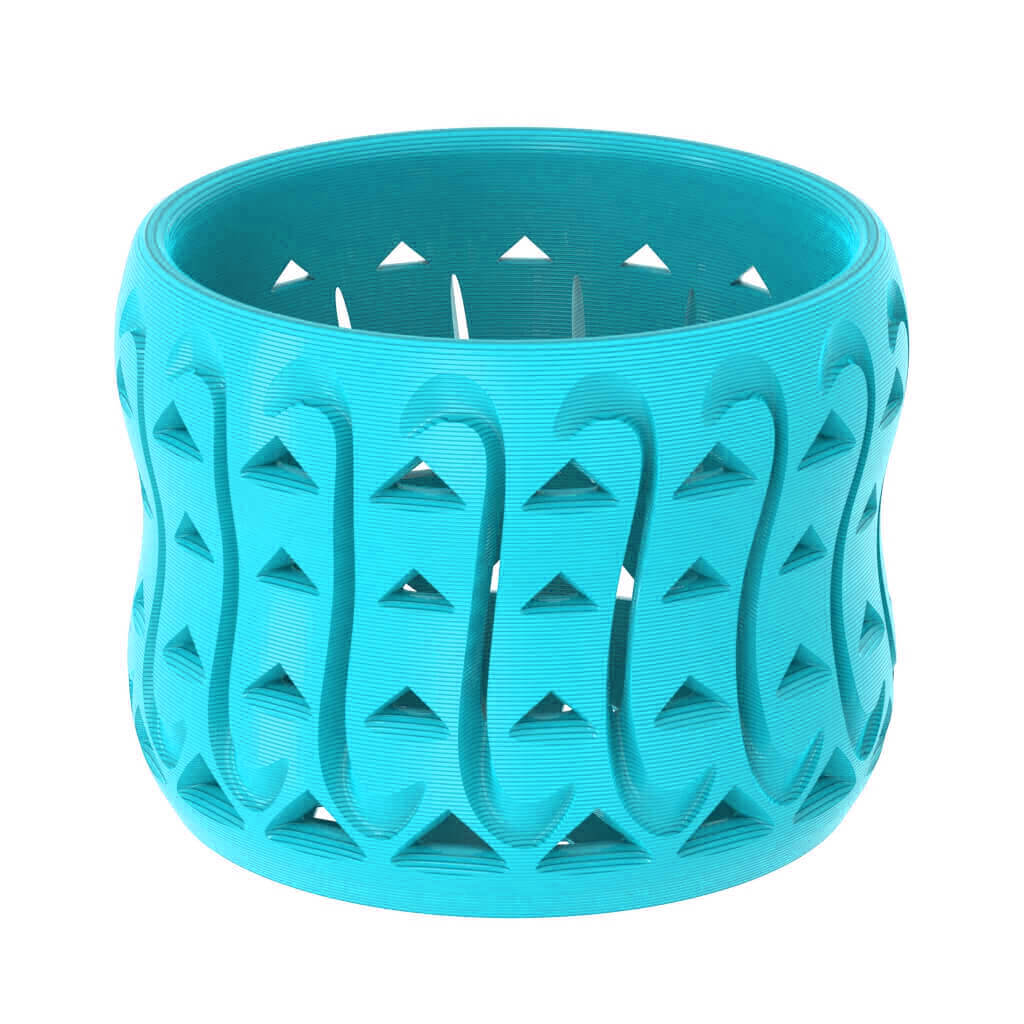 Sunrise Orchid Flower Vase - PLA Matte Blue