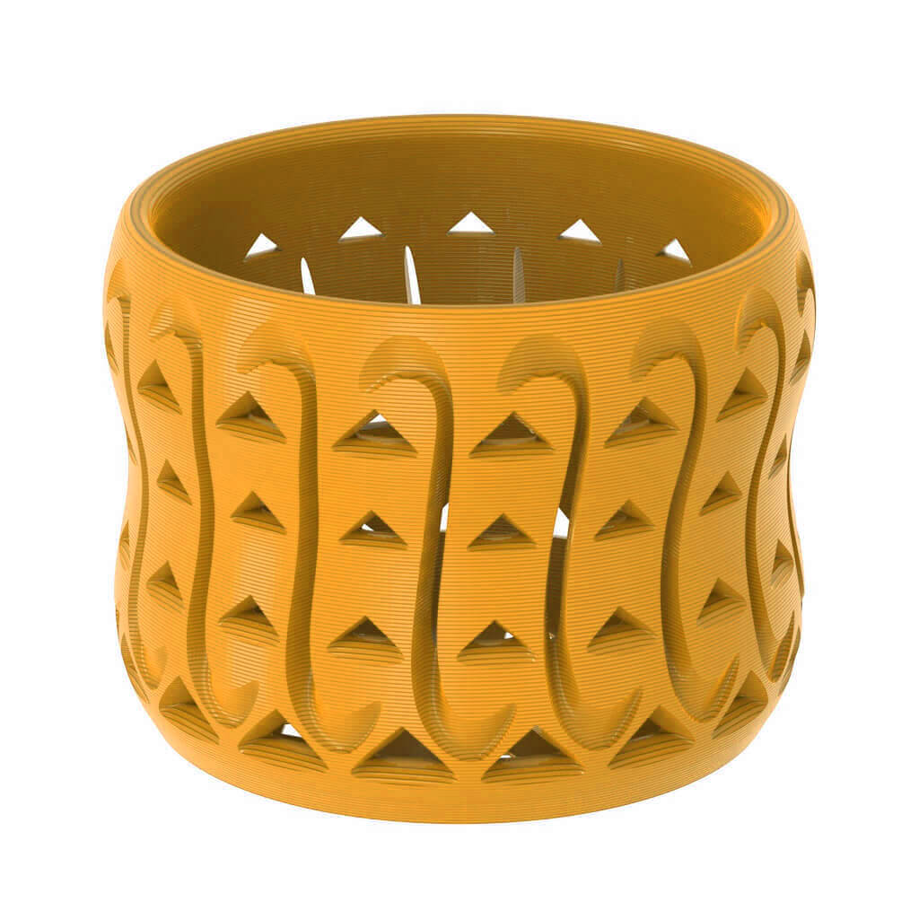 Sunrise Orchid Flower Vase - PLA Tan