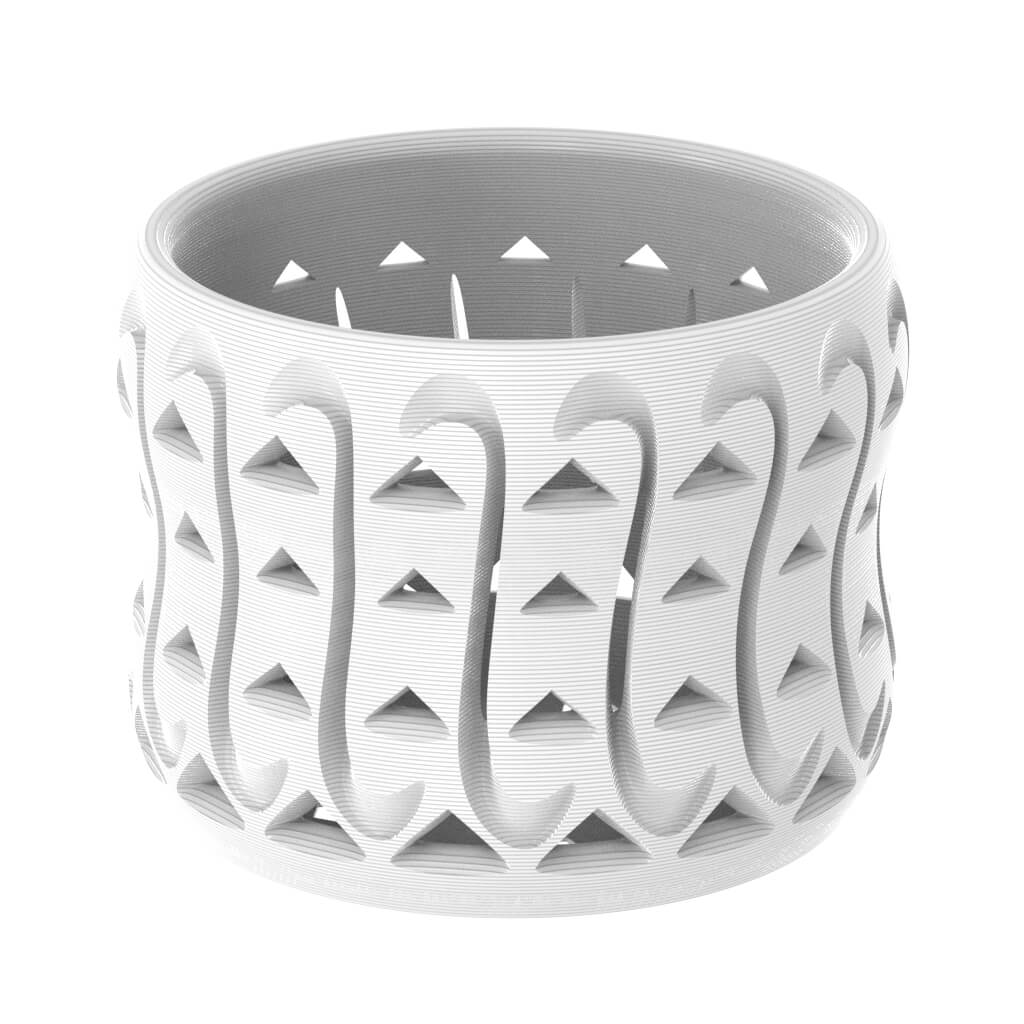 Sunrise Orchid Flower Vase - PLA White