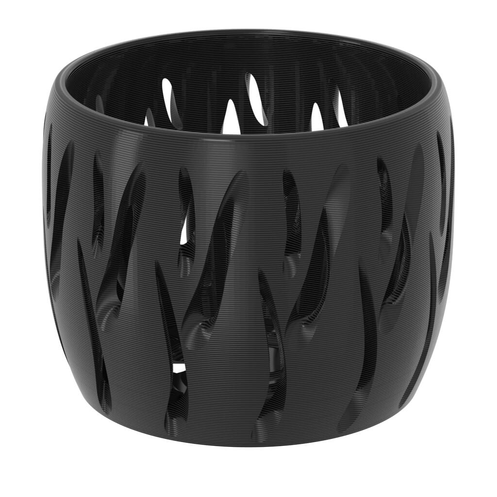 Amber Orchid Flower Vase - PETG Black
