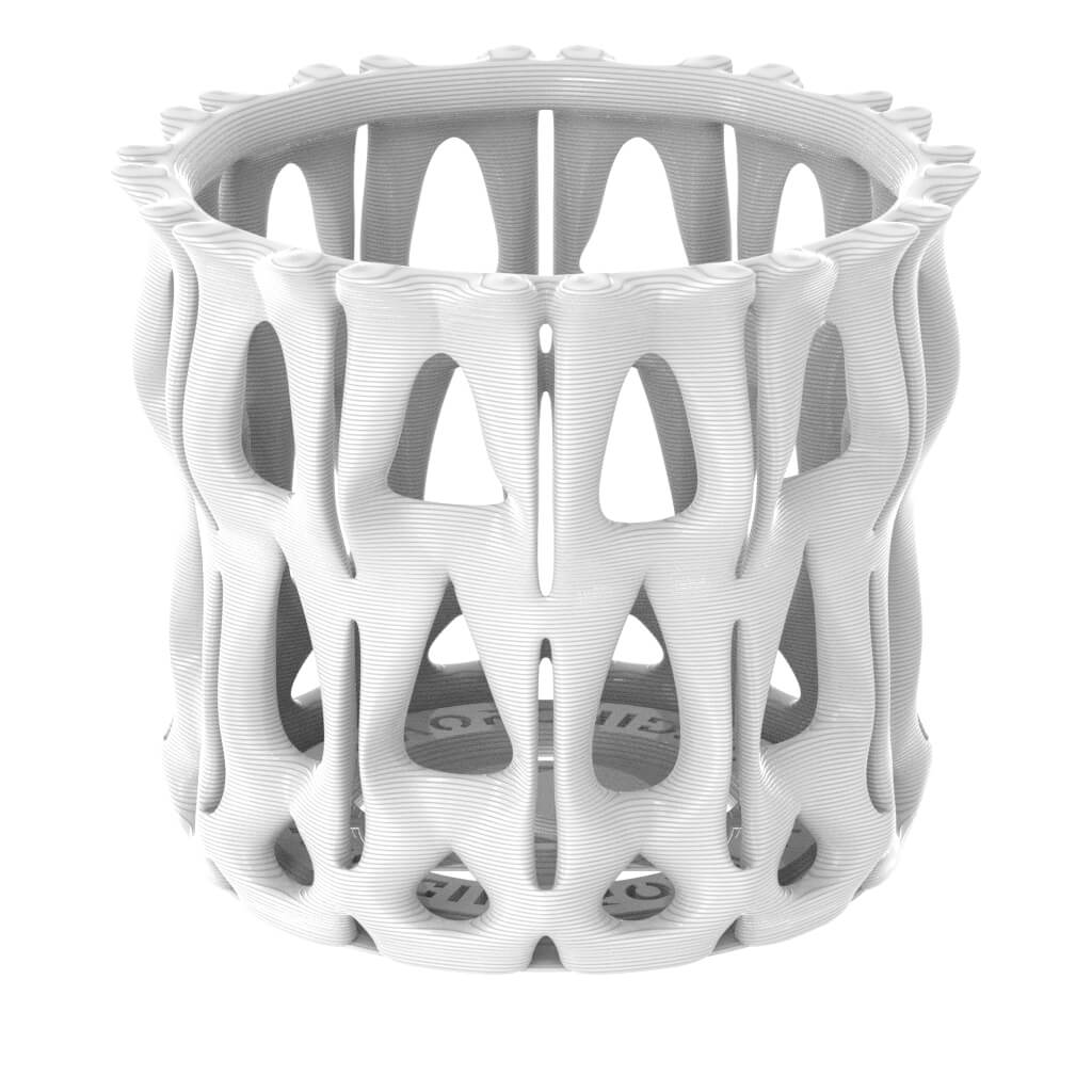 Serenity Orchid Flower Vase - PLA White