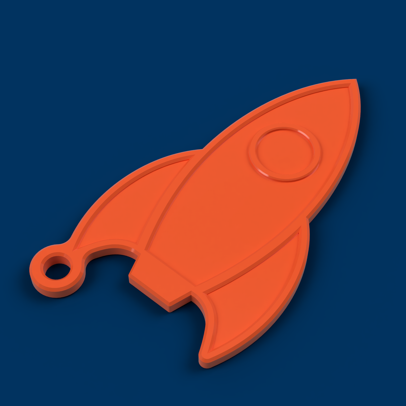 Rocket Keychain – Space-Inspired Accessory
