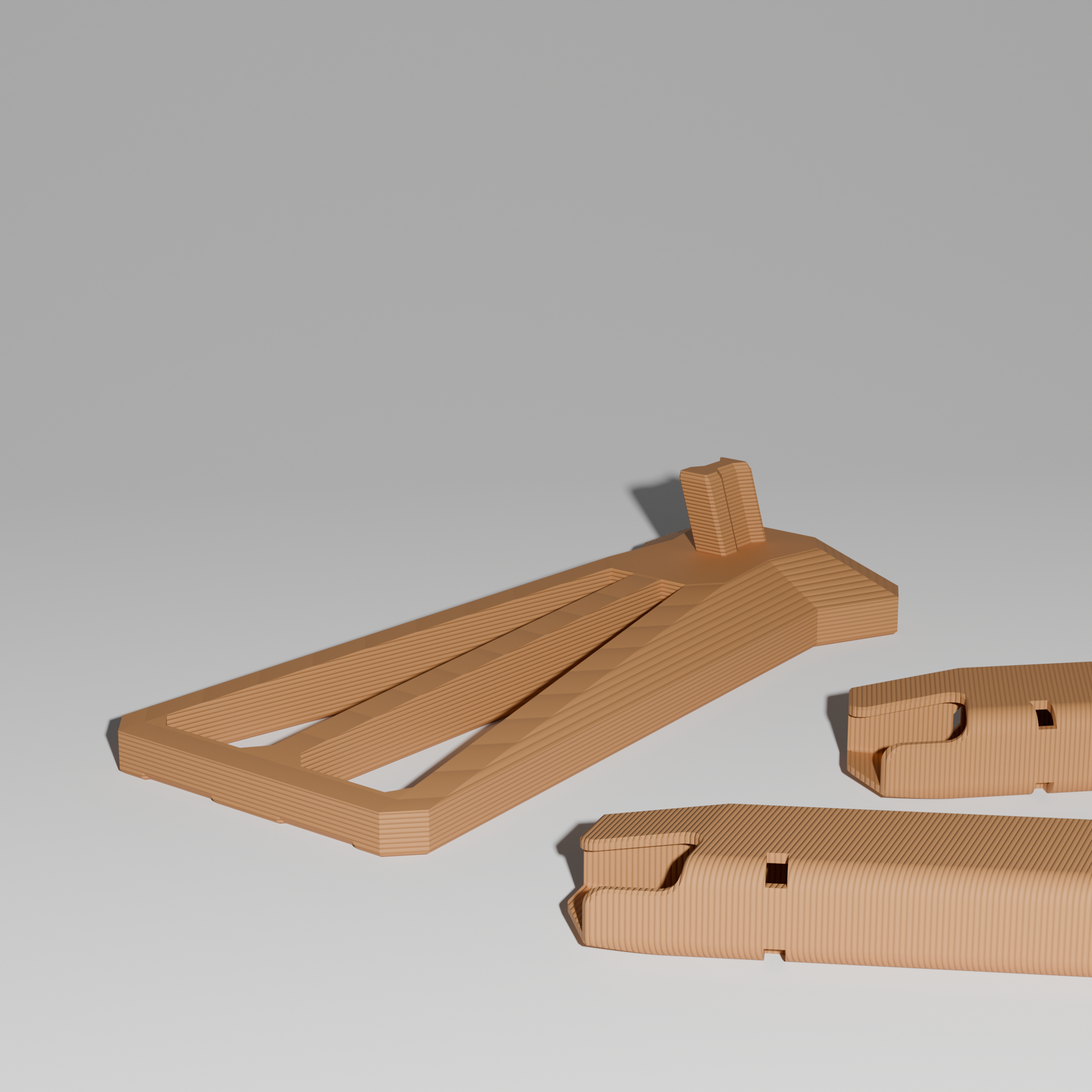 Camarasaurus Pistol Stand Base (PLA Tan)