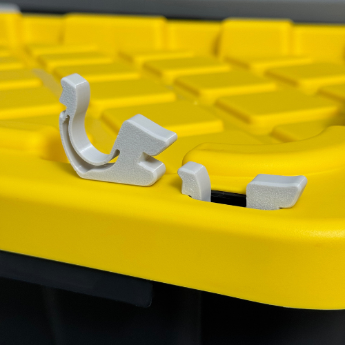 Smiley Clip - Storage Bin Latch - 36mm - 32 Pack - White