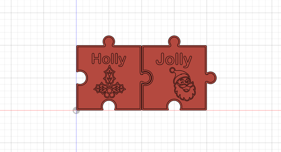 Holly Jolly Puzzle Coasters