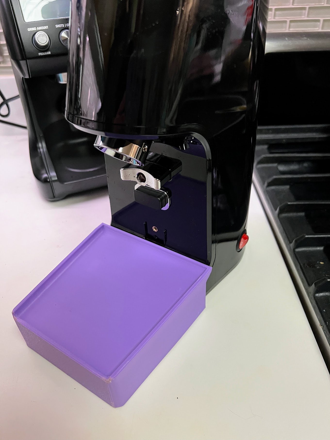 Professional 64mm Burr Coffee Grinder Tray