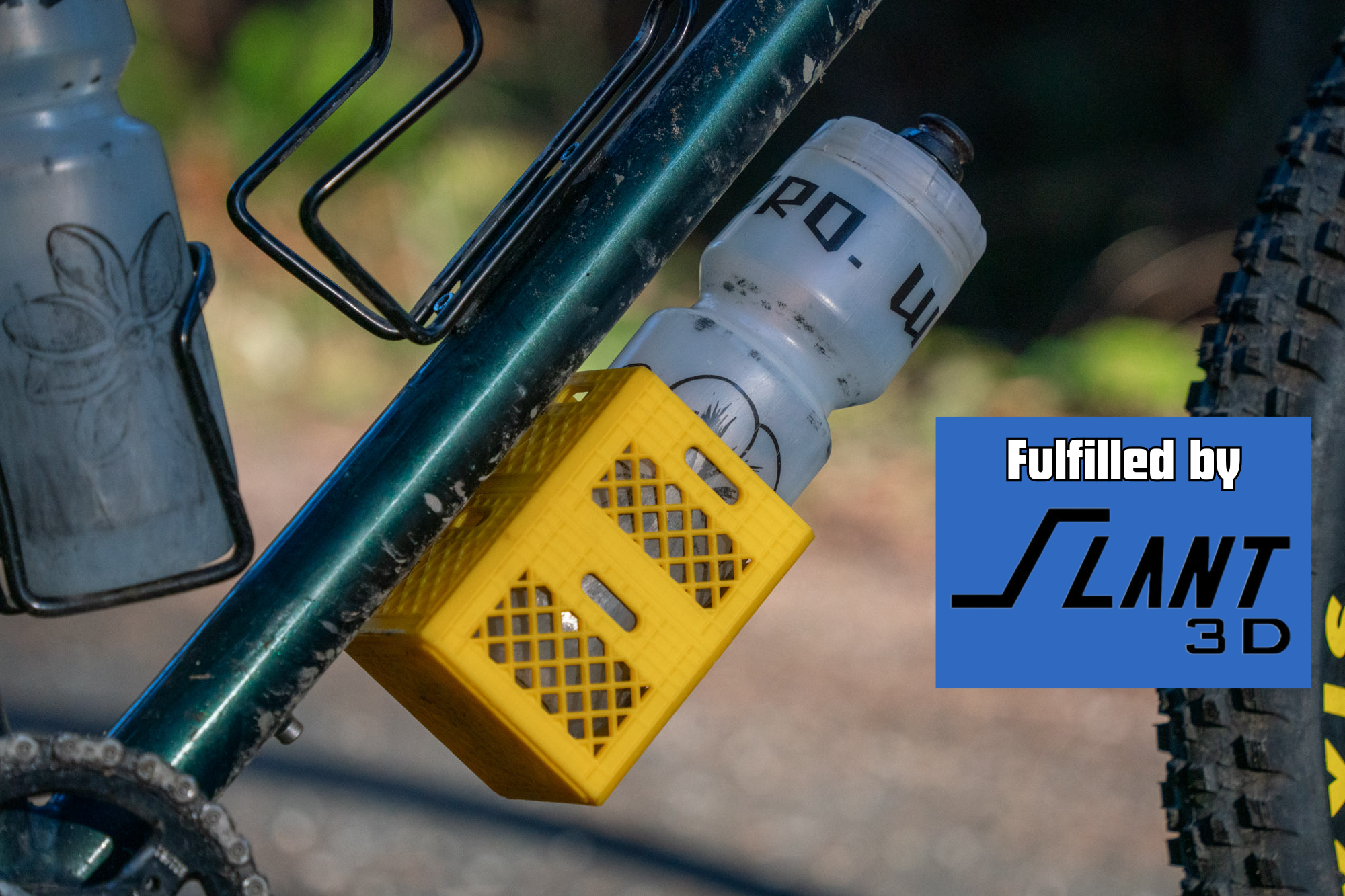 Mini Milk Crate Bicycle Bottle Cage