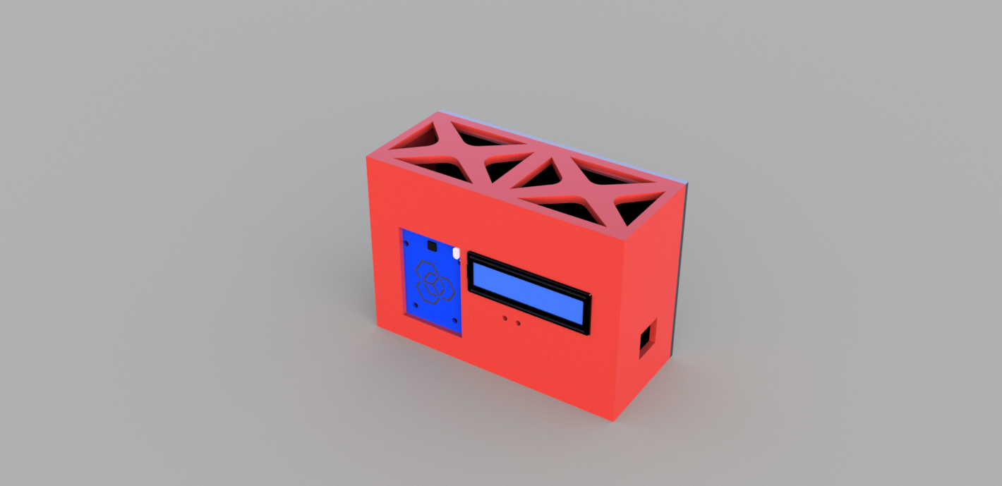 RFID Scanner Case – Enclosure for Arduino Nano, ESP32, I²C Display