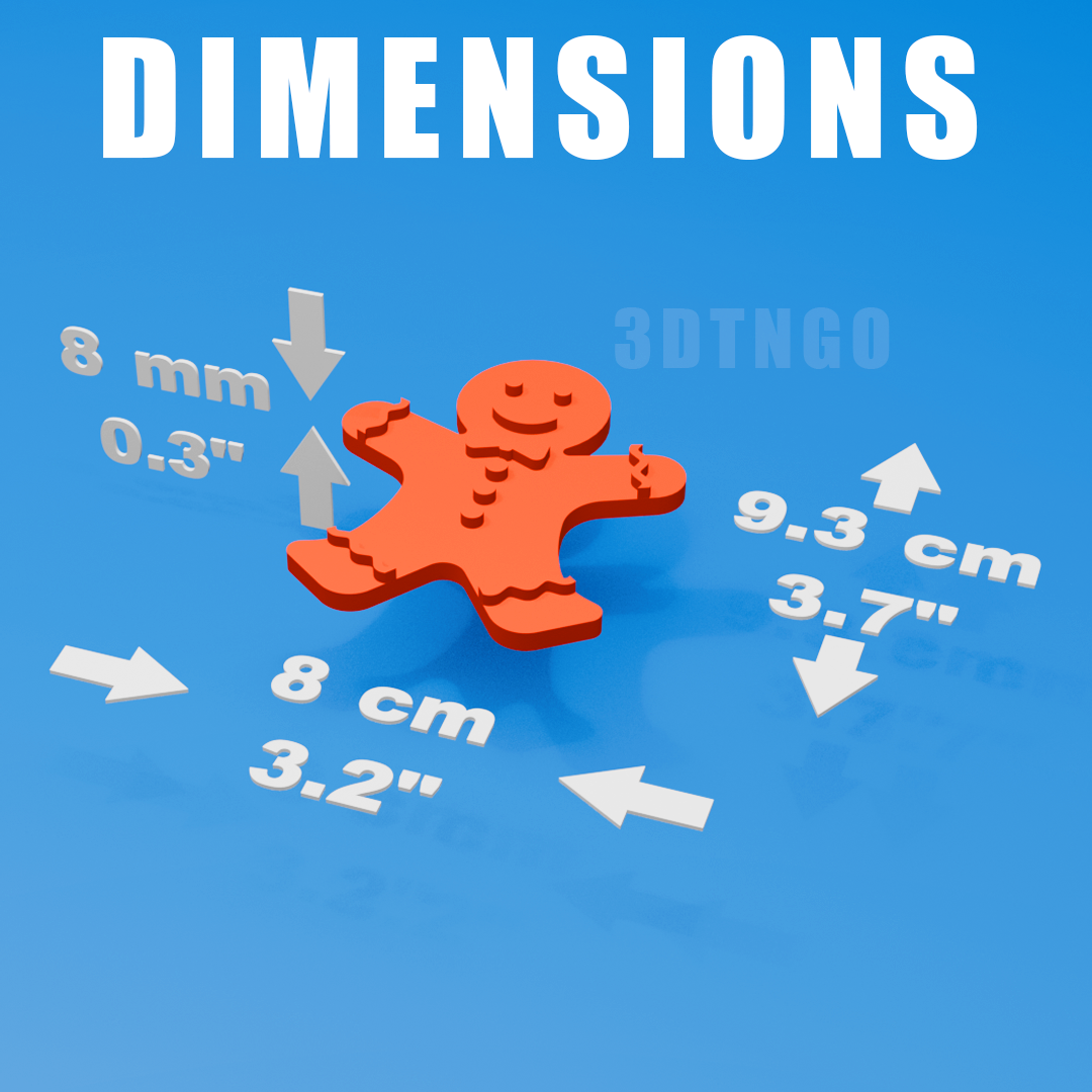 Gingerbread man stamp
