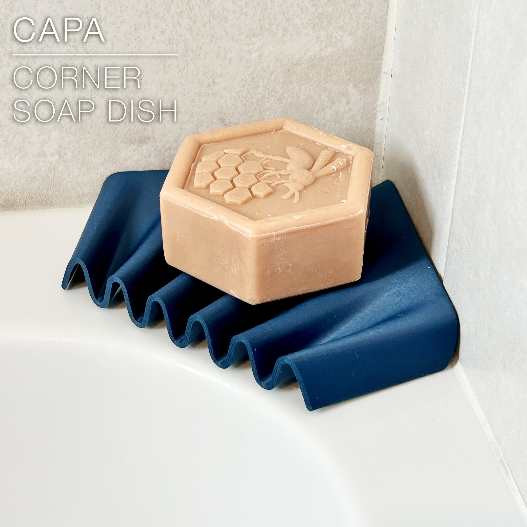 CAPA | Corner Soap Dish (black)