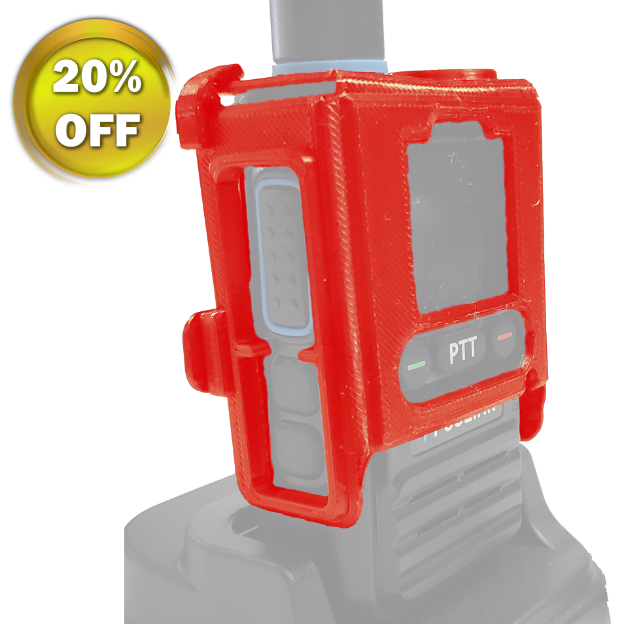 Button Guard Case for Poclink POC-1 Ultra - Orange