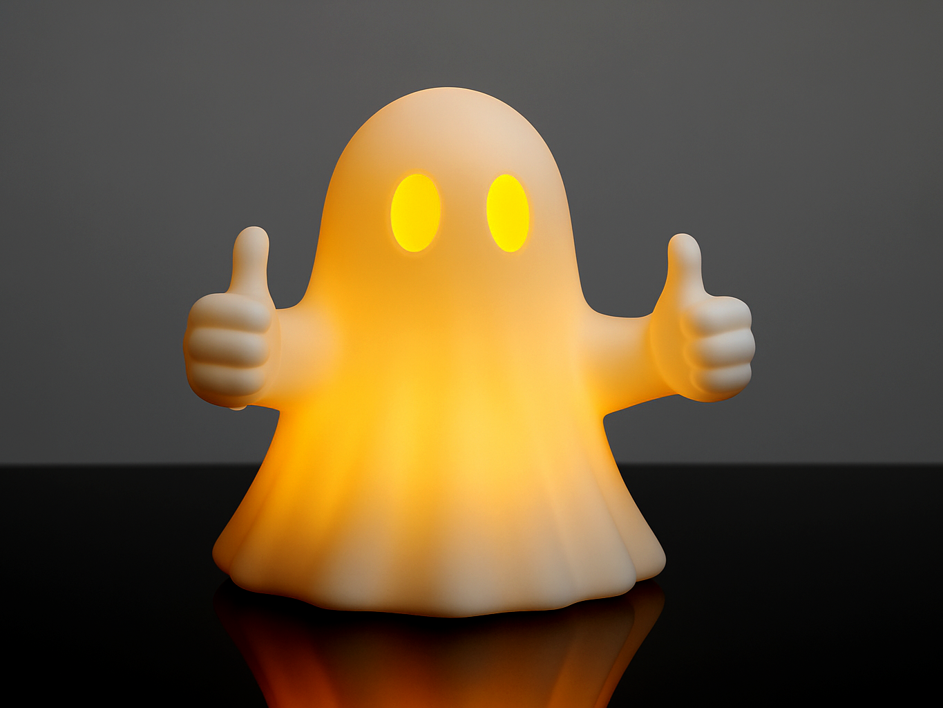 Hollow Halloween Like Ghost - Glowing Ghost