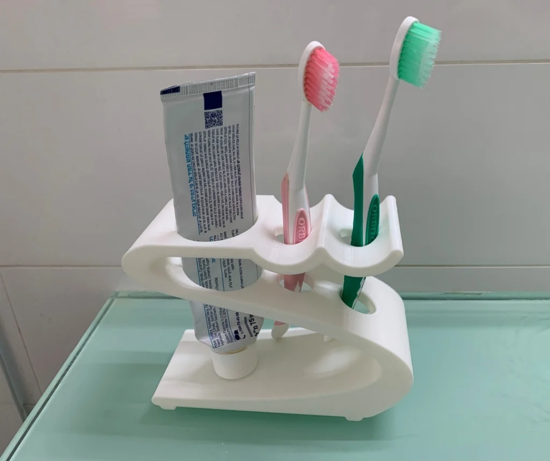 "Toothbrush (pla.mt.🔵) triple holder" - Duplicate