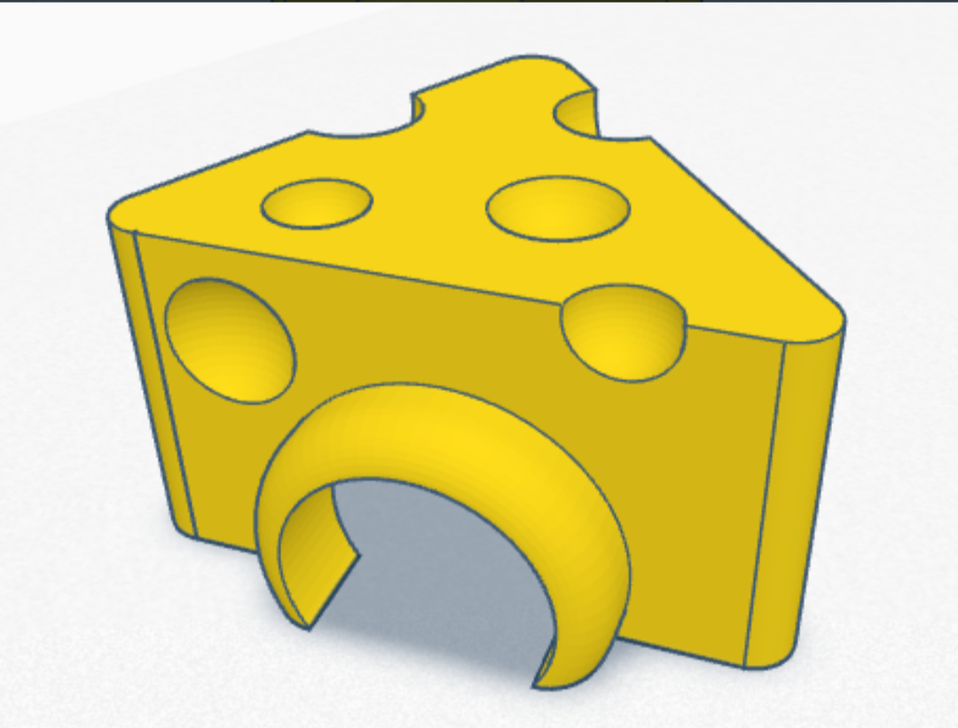 "Mouse (⚪) or hamster cheese house" - Duplicate