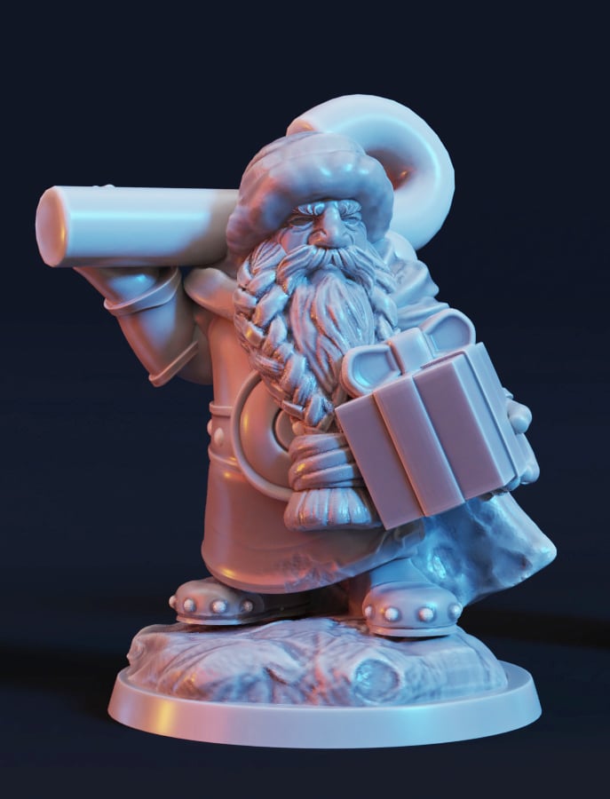 Santa with a present 🎁 