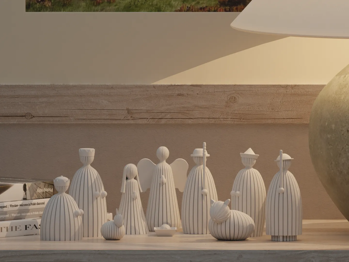 Minimalistic Nativity Set