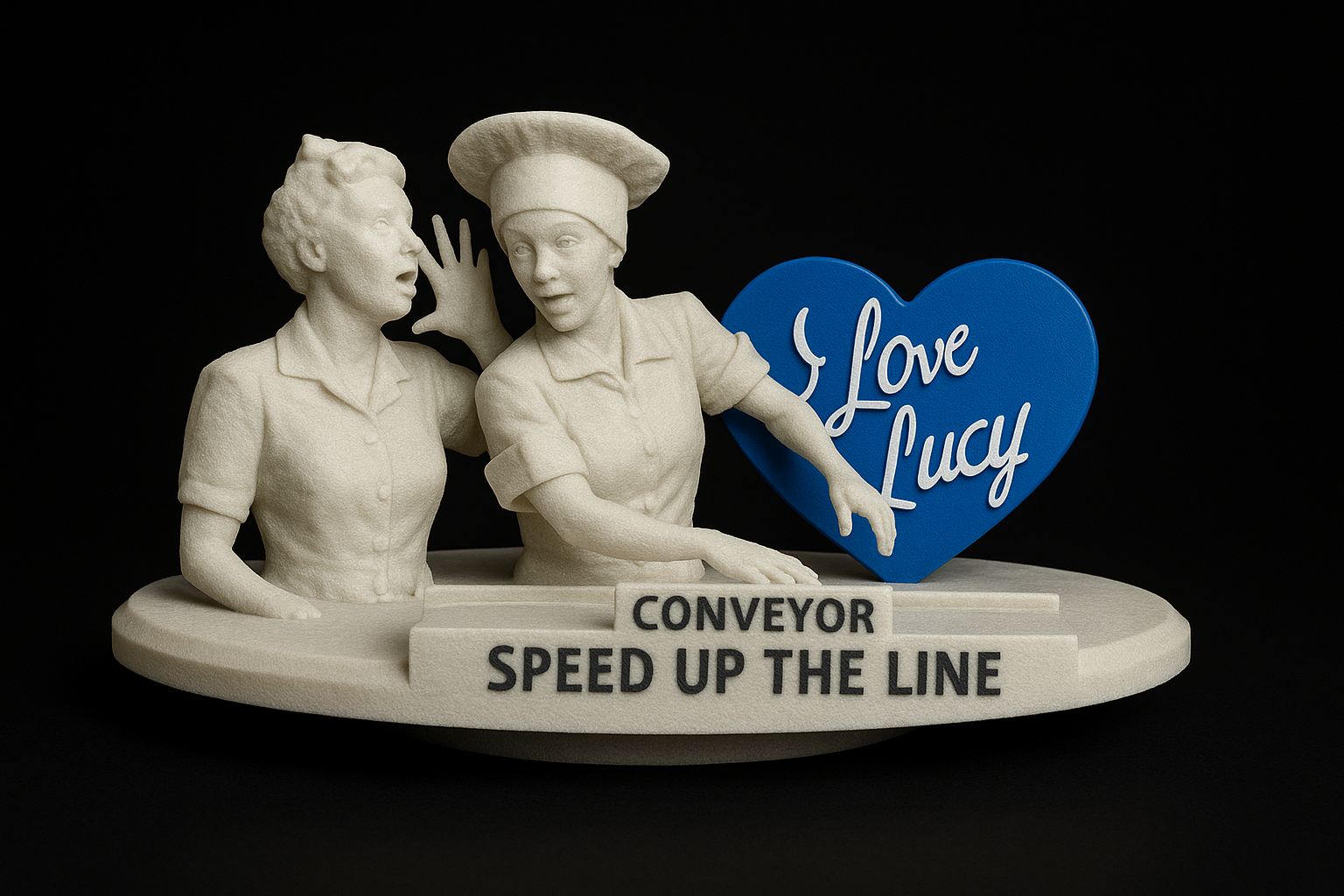 Speed Up the Line – I Love Lucy 3D Print