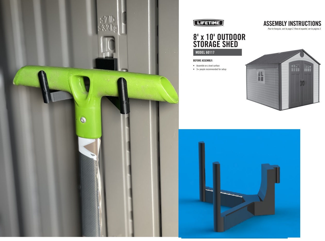 Lifetime shed hook "Regular"
