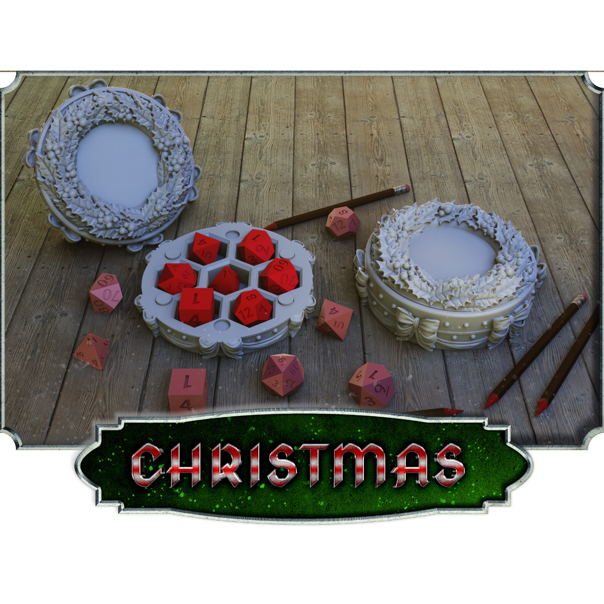 Christmas Dice Vault