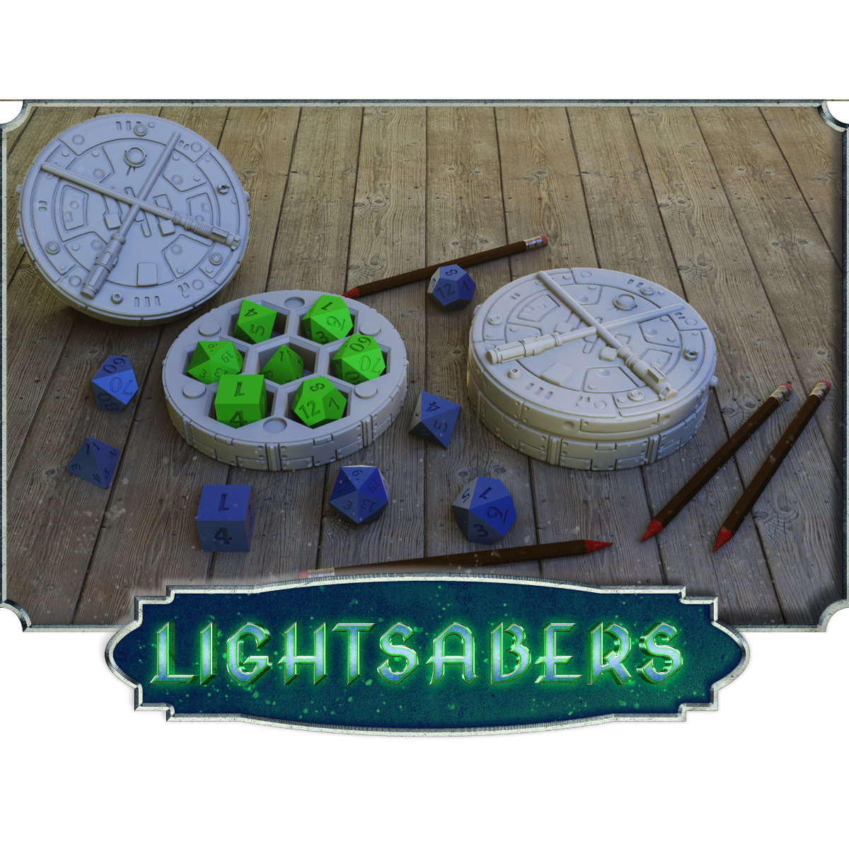 Lightsabers Dice Vault