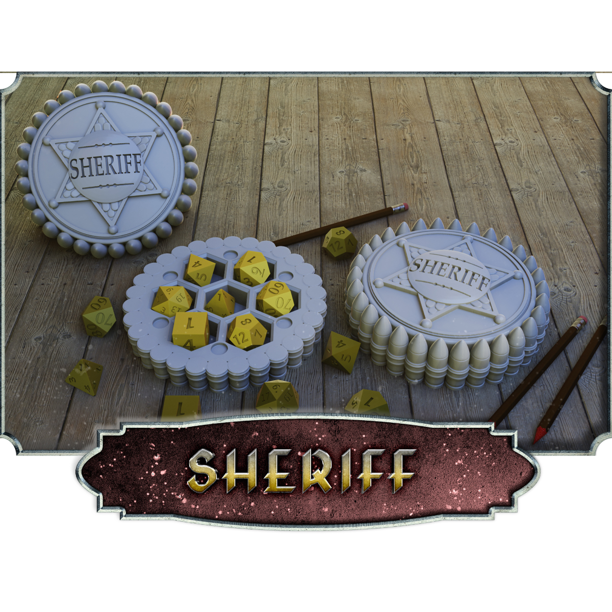 Sheriff Dice Vault