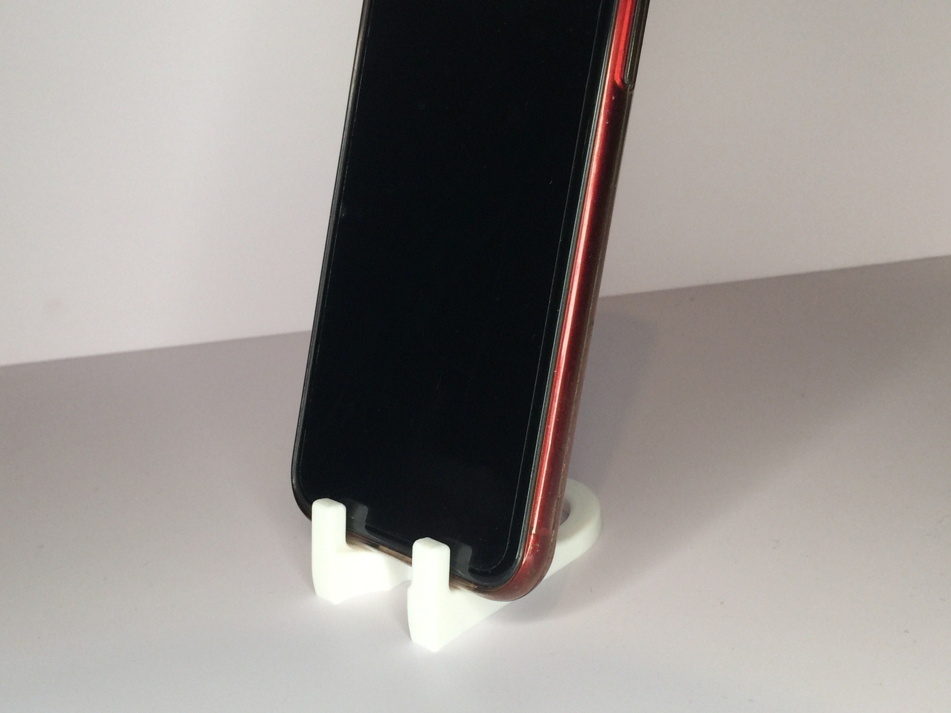 Mini Phone Stand with Charging Access – Compact & Functional, Minimalist