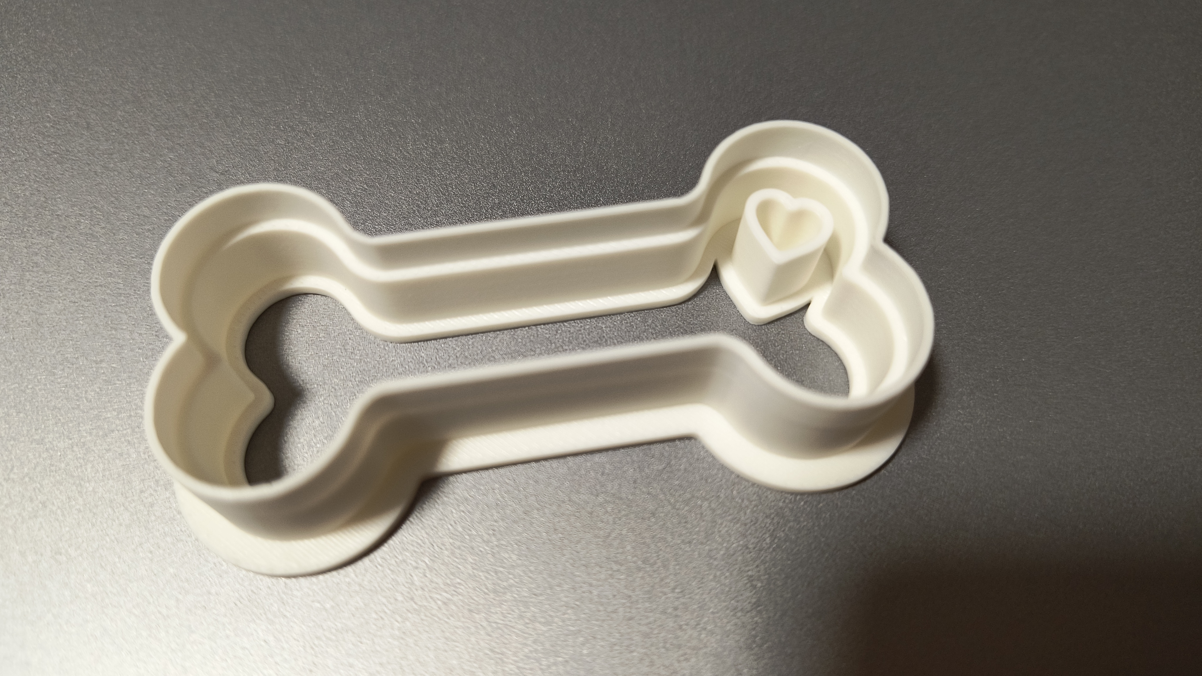 Bone shape cookie cutter