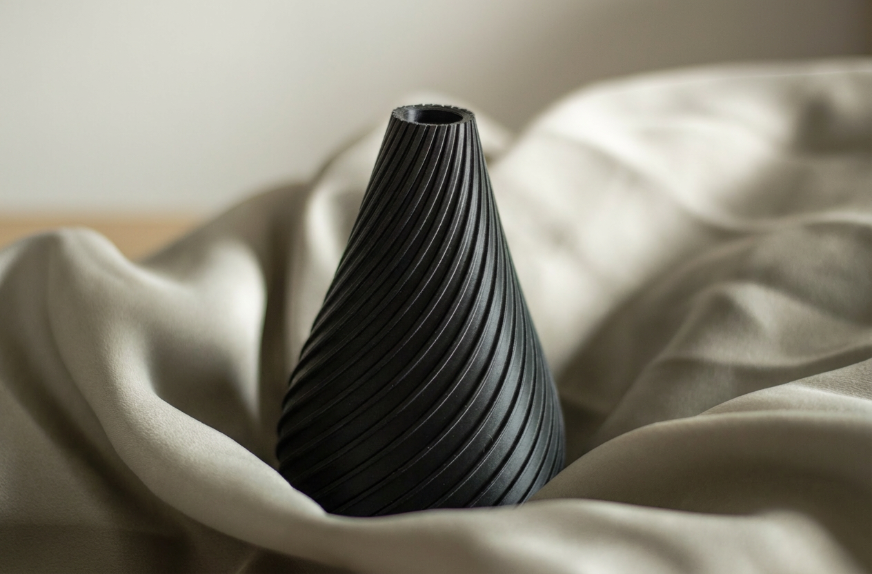Modern spiral vase